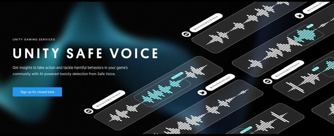 Unity、迷惑行為対策ソリューション「Safe Voice」を発表―クローズドベータにて提供