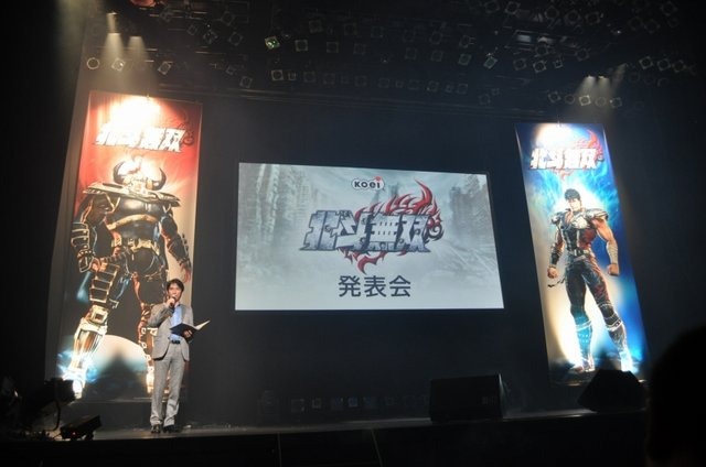 コーエーは、14日午後より東京赤坂にて新作発表会を開催し、プレイステーション3/Xbox 360向け『北斗無双』の製作を発表しました。
