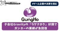 子会社Gravityの『ラグナロク』好調でガンホーの業績が急回復【ゲーム企業の決算を読む】