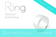 ログバー、指輪型ウェアラブルデバイス「Ring (リング)」の開発資金をKickstarterで募集し約9100万円を調達 画像