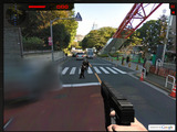 Googleストリートビュー上でゾンビ狩り　「バイオハザードV リトリビューション」のDVD販促ゲーム 画像
