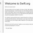 「Swift.org」サイト