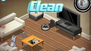 お掃除ロボット「ルンバ」で遊ぶゲームアプリ「Roomba Revenge」 画像