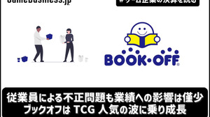 従業員による不正問題も業績への影響は僅少、ブックオフはTCG人気の波に乗り成長【ゲーム企業の決算を読む】 画像