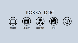 国会議員の過去発言をAIで分析し、政治的立場をまとめたサイト「KOKKAI DOC」をトロント大が発表（生成AIクローズアップ） 画像