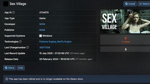 Steam「特定の成人向けコンテンツ」を早速制限。ガイドライン更新に伴いルール違反のゲーム削除 画像