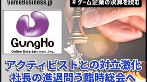ガンホー、2Qは59%営業減益で正念場－アクティビストとの対立激化、社長の進退問う臨時総会へ【ゲーム企業の決算を読む】 画像