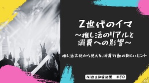 推し活が経済を動かす―Z世代の7割が推し起用商品の購入意欲アップ 画像