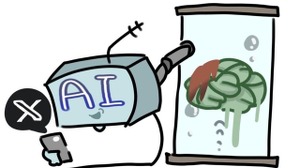 AIも脳が腐る。“Xの人気だが低俗な投稿”を見続けるとAIも品質が低下（生成AIクローズアップ） 画像