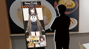 VTuberの新たな労働機会を創出ー「らあめん花月嵐」店舗にて、“看板娘”としてリアルタイム接客を行う取組みが展開 画像
