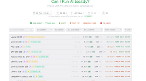 「君のPC、どのローカルAIを動かせる？」がわかるWebサイト「CanIRun.ai」が便利。訪問するだけで自動判定（生成AIクローズアップ） 画像