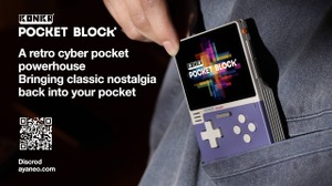AYANEO傘下のKONKR、世界初のAIゲーミングハンドヘルド「Pocket BLOCK」を発表 画像