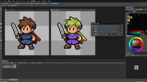 歩行や攻撃などアニメーション制作もできちゃう！定番ドット絵エディター最新版『Edge3』Steamにて早期アクセス開始 画像