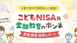 こどもNISA認知率71%！投資経験で異なる利用意向【楽天証券調査】 画像