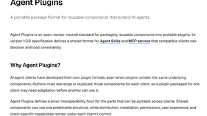 「Agent Plugins 1.0.0」発表、異なるAIエージェント間でもスキルやMCPサーバ設定が共通化へ。Microsoft、OpenAI、AWS、Googleらが支持するが、そこにAnthropicはいない（Publickey） 画像