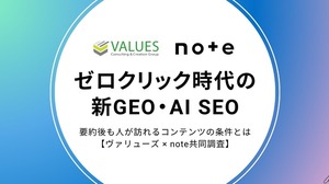 AI検索時代に人が訪れるコンテンツの条件とは？noteとヴァリューズの共同調査が明らかに 画像