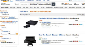 Amazon.comでPS4とXbox Oneの初回割り当て分が早くも完売 画像