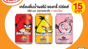 『Angry Birds』のキャラクター飲料がタイで発売、アジアでのブレイクを期待 画像