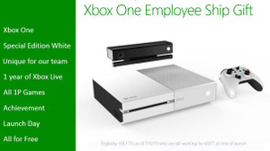 社内関係者への記念品としてXbox Oneホワイトバージョンが限定生産か 画像