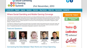 ギャンブルとソーシャルゲームの融合を―11/21にロンドンにて「Social Gambling & Gaming Summit」開催 画像