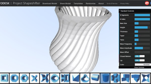 オートデスク、Webブラウザ上で利用できる3DCGツール「Project Shapeshifter」を提供開始 画像