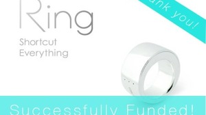ログバー、指輪型ウェアラブルデバイス「Ring (リング)」の開発資金をKickstarterで募集し約9100万円を調達 画像