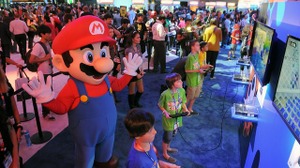 【E3 2014】任天堂、子どもたちを招いて会場で「キッズコーナー」イベントを開催・・・宮本氏らも参加 画像