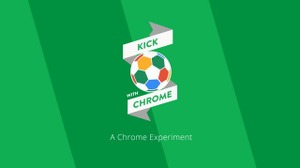 グーグル、また新たなゲーム『Kick with Chrome』を公開 ― 最新モバイル技術を駆使したサッカーゲーム 画像