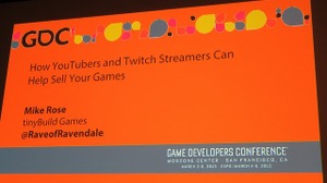 【GDC 2015】実況プレイヤーはゲームの売り上げを伸ばすのか? インディーパブリッシャーの報告 画像