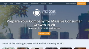 米サンフランシスコにてVR系カンファレンスイベント「VRX 2015」開催・・・11月 画像