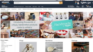 Amazonがハンドメイドマーケットに参入　「Amazon Handmade」をオープン 画像
