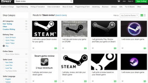 Steamの「レビュー代行」ステマ価格はいくら？海外サイトが調査 画像