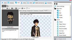 【GDC 2016】スマイルブーム、プログラミングせずにRPGを作成できる「スマイル ゲーム ビルダー」を開発 画像