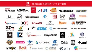 ニンテンドースイッチ向けに開発されているゲームタイトルは80以上、参加企業は50社以上に 画像