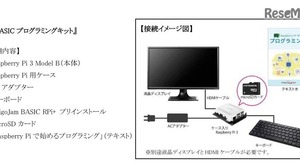 子どもでも手軽に楽しめる「BASICプログラミングキット」発売 画像