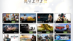 2017年のSteamベストゲームはこれだ！ 売り上げ上位作品が発表 画像
