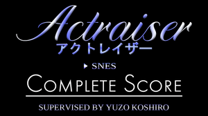 名作『アクトレイザー』の全楽曲を完全楽譜化するKickstarterが開始！古代祐三氏本人が監修 画像