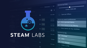 Steamストア検索機能が試験的に強化、無限スクロールや所有ゲーム無視オプションなど…「Steamラボ」も更新 画像