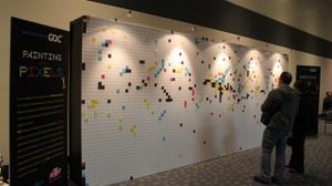 【GDC2011】みんなで描くピクセルの絵・・・果たして完成するのは 画像