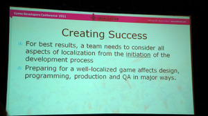 【GDC2011】ビジネスに重要なのは愛だろ、愛！BioWareにおけるローカライズプロセスについて 画像