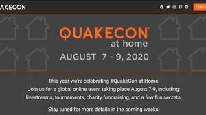 2020年「QuakeCon」はオンラインイベント「QuakeCon at home」に―開催は2020年8月7日から9日まで 画像
