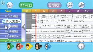『テレビの友チャンネル Gガイド for Wii』サービス終了・・・地デジ化に伴い 画像