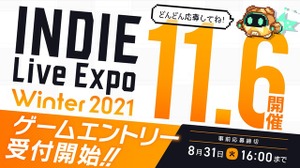 国内最大級インディゲームの祭典「INDIE Live Expo Winter 2021」11月6日開催決定 画像