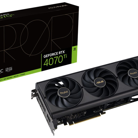 ASUS、クリエイター向けブランド「ProArt」より「GeForce RTX 4070 Ti」初搭載のグラフィックボードを発表 画像