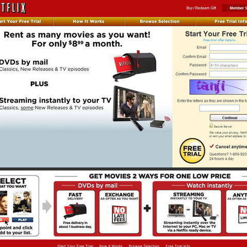 Netflix、Wiiでもサービス提供へ・・・映像ストリーミング配信サービス大手 画像