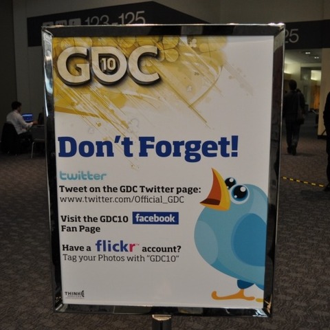 【GDC2010】つぶやくのを忘れないで! 今年の会場はWi-Fiも完備 画像