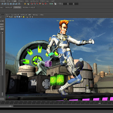 オートデスク、モバイルゲーム開発向け3Dアニメーションツール「Maya LT」を新発売 画像