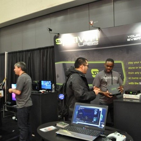 【GDC2010】Spawn Labsは遠隔地からゲームを遊べる「Spawn HD-720」を展示 画像