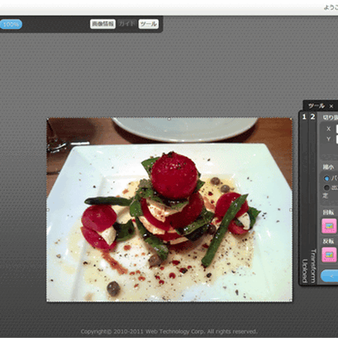 ウェブテクノロジ、「OPTPiX」の一部機能をウェブで無償提供 画像