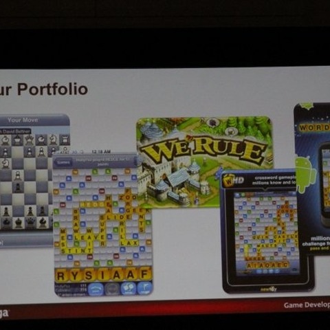 【GDC2011】ゲーム作りの方法を変える・・・スマートフォンで活躍するZynga with Friends 画像